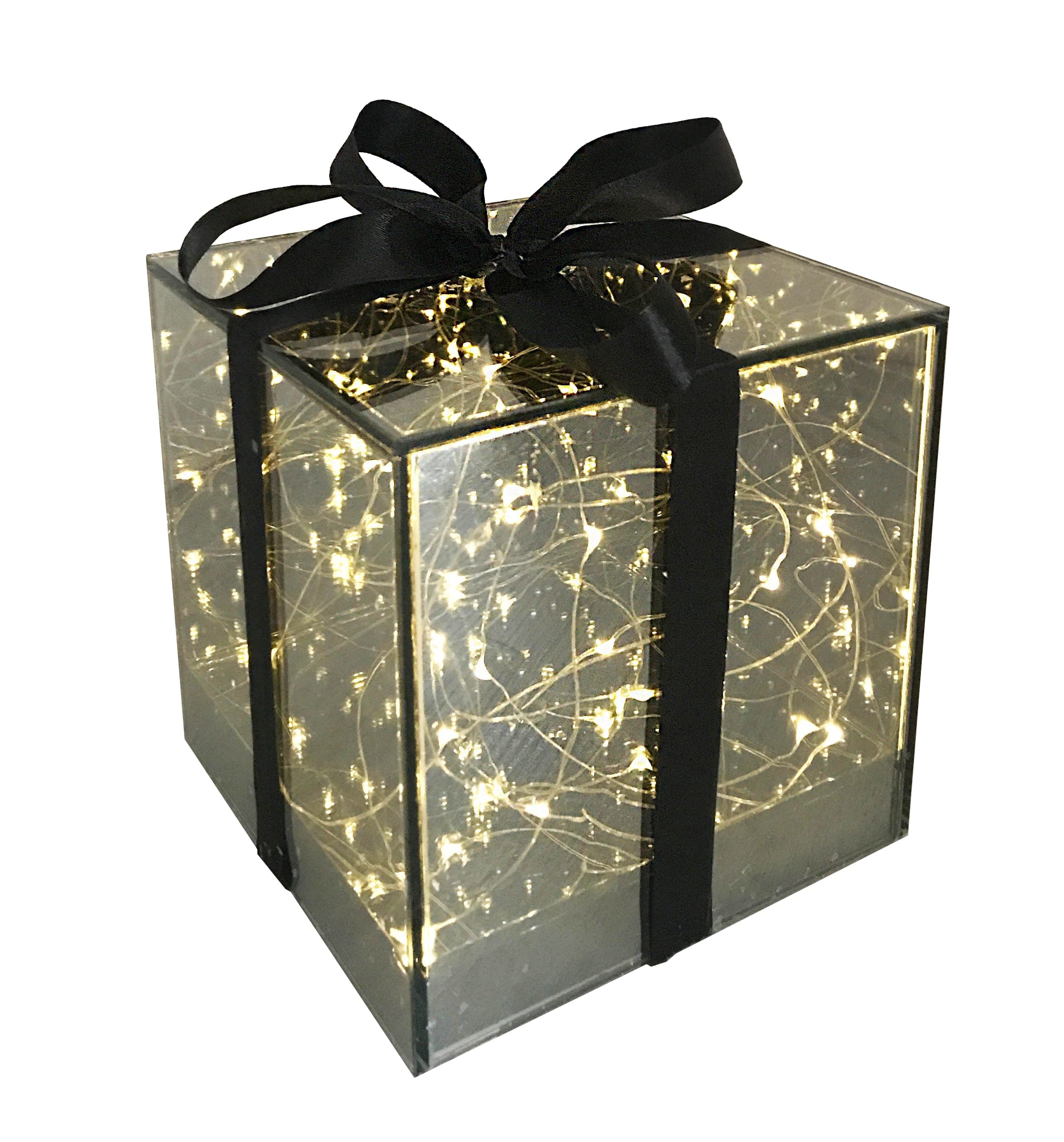GIOCOPLAST NATALE SP - GCP48019144 PACCO REGALO VETRO FUME DESIGN 15 CM CO