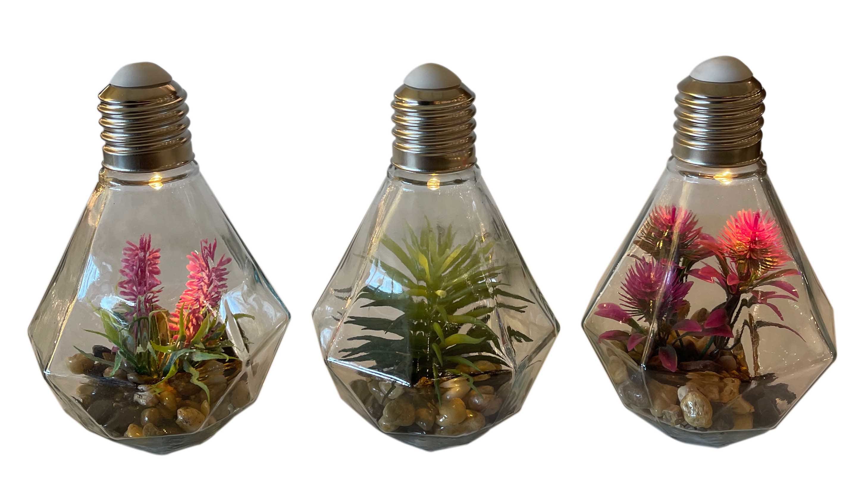 GIOCOPLAST NATALE SP - GCP48022211 LAMPADINA GARDEN DIAMOND 18,5 CM