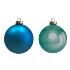 GIOCOPLAST NATALE SP - GCP48120586 SFERA VETRO ROYAL 80MM ICE BLUE
