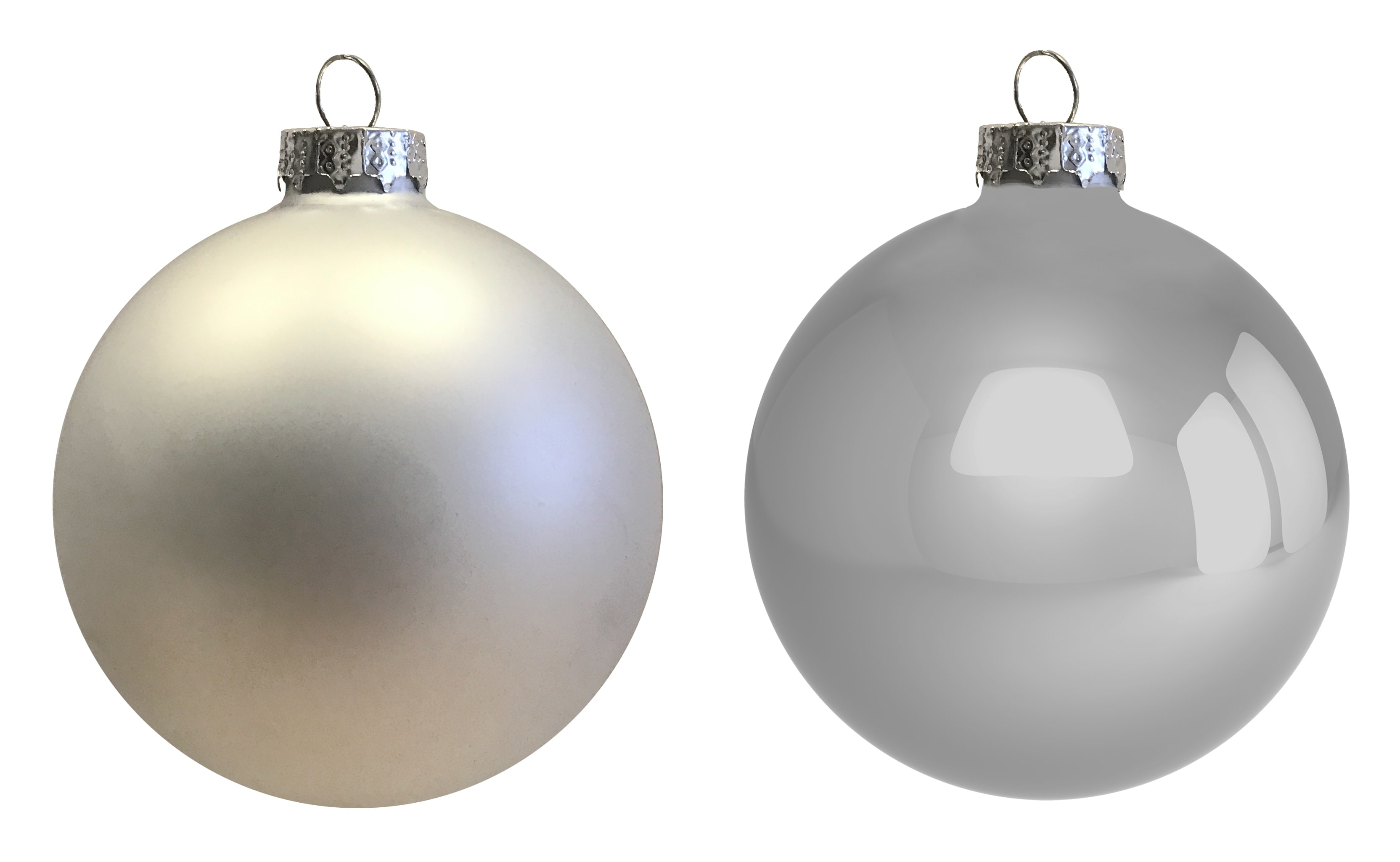 GIOCOPLAST NATALE SP - GCP48120593 SFERA VETRO ROYAL 100MM SILVER