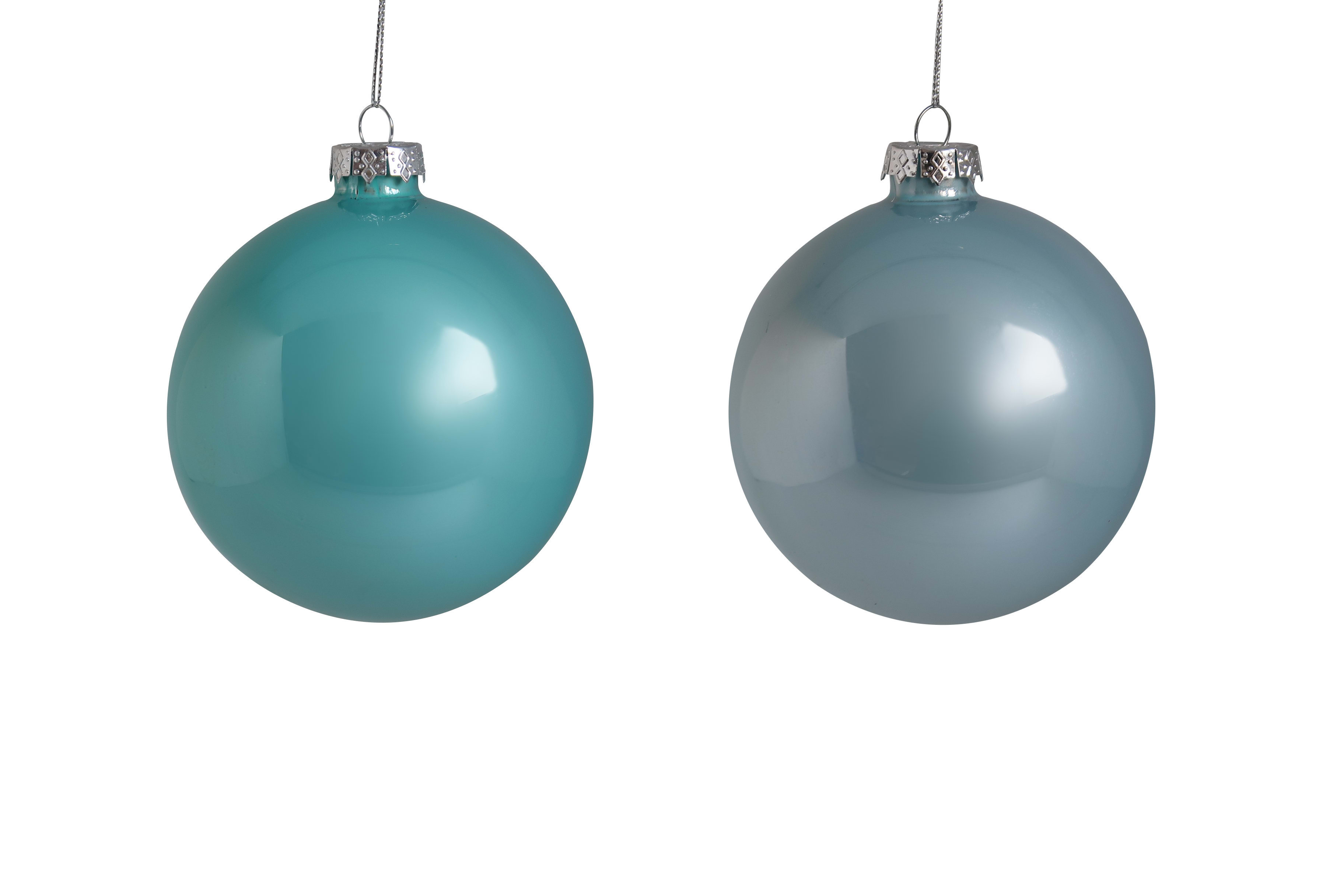 GIOCOPLAST NATALE SP - GCP48121164 SFERA VETRO PERLATA ROYAL 80MM HORIZON