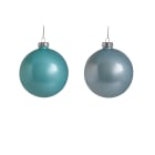GIOCOPLAST NATALE SP - GCP48121164 SFERA VETRO PERLATA ROYAL 80MM HORIZON