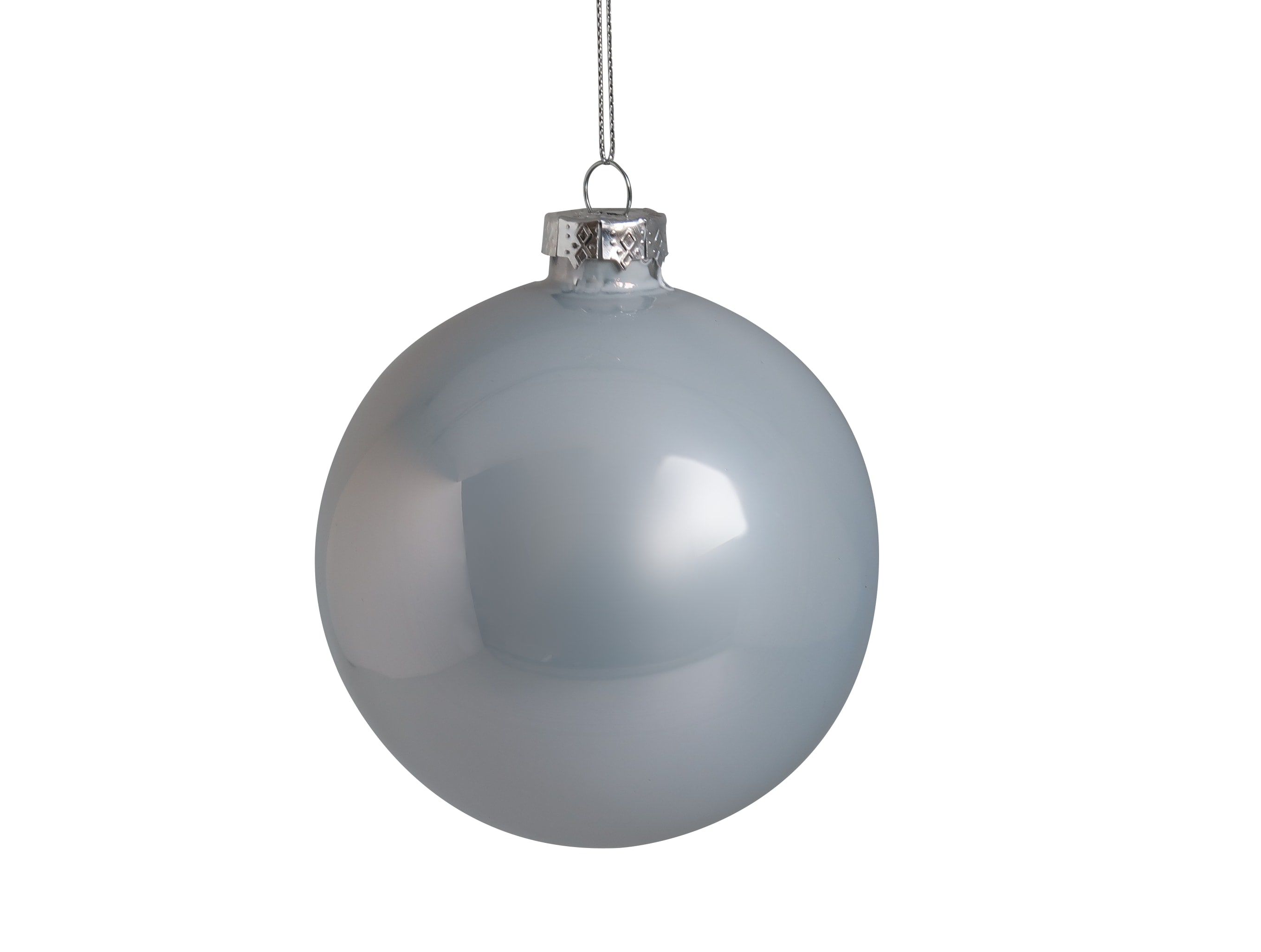 GIOCOPLAST NATALE SP - GCP48121171 SFERA VETRO PERLATA ROYAL 100MM CLOUD