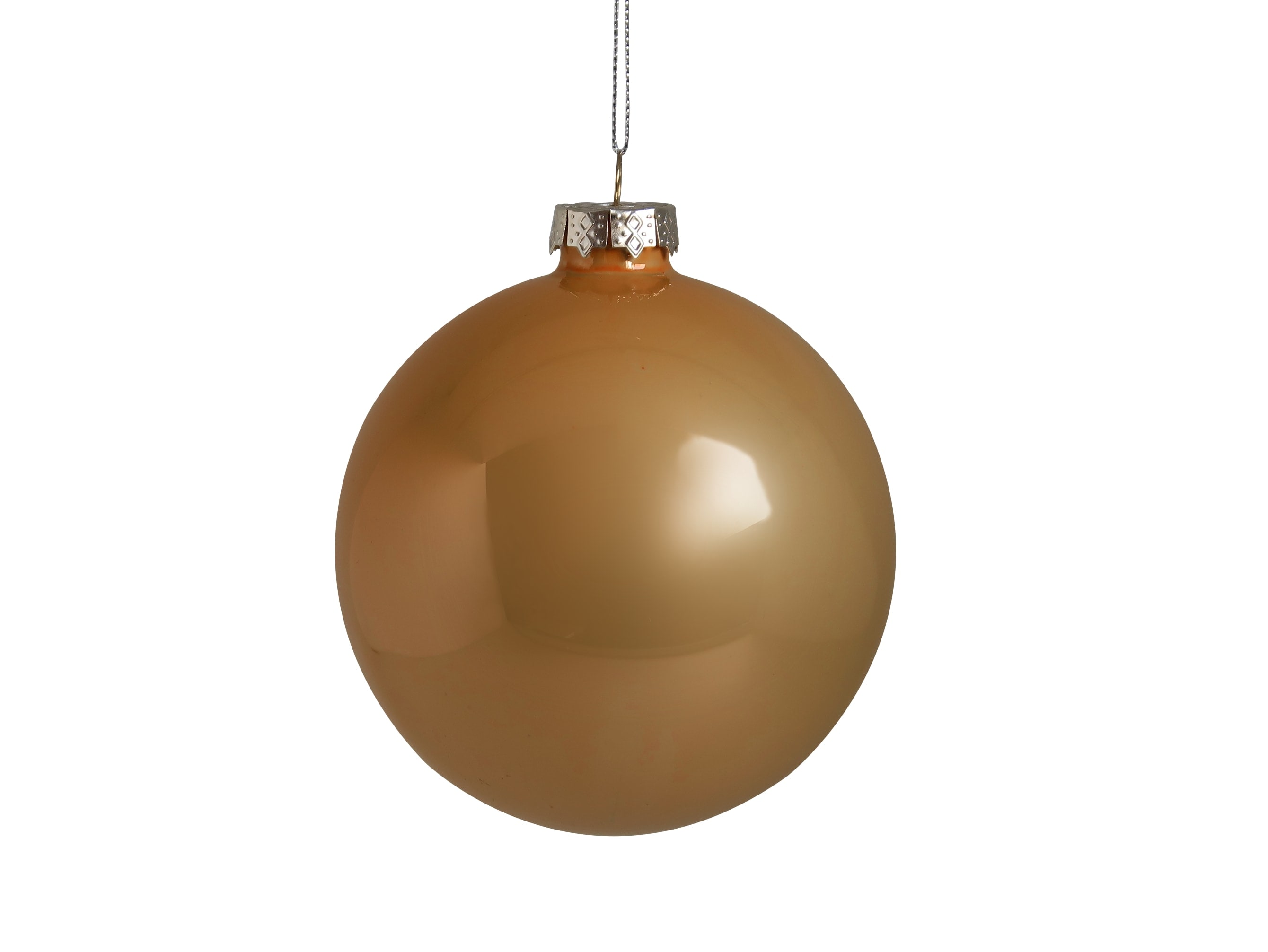 GIOCOPLAST NATALE SP - GCP48121177 SFERA VETRO PERLATA ROYAL 100MM COPPER