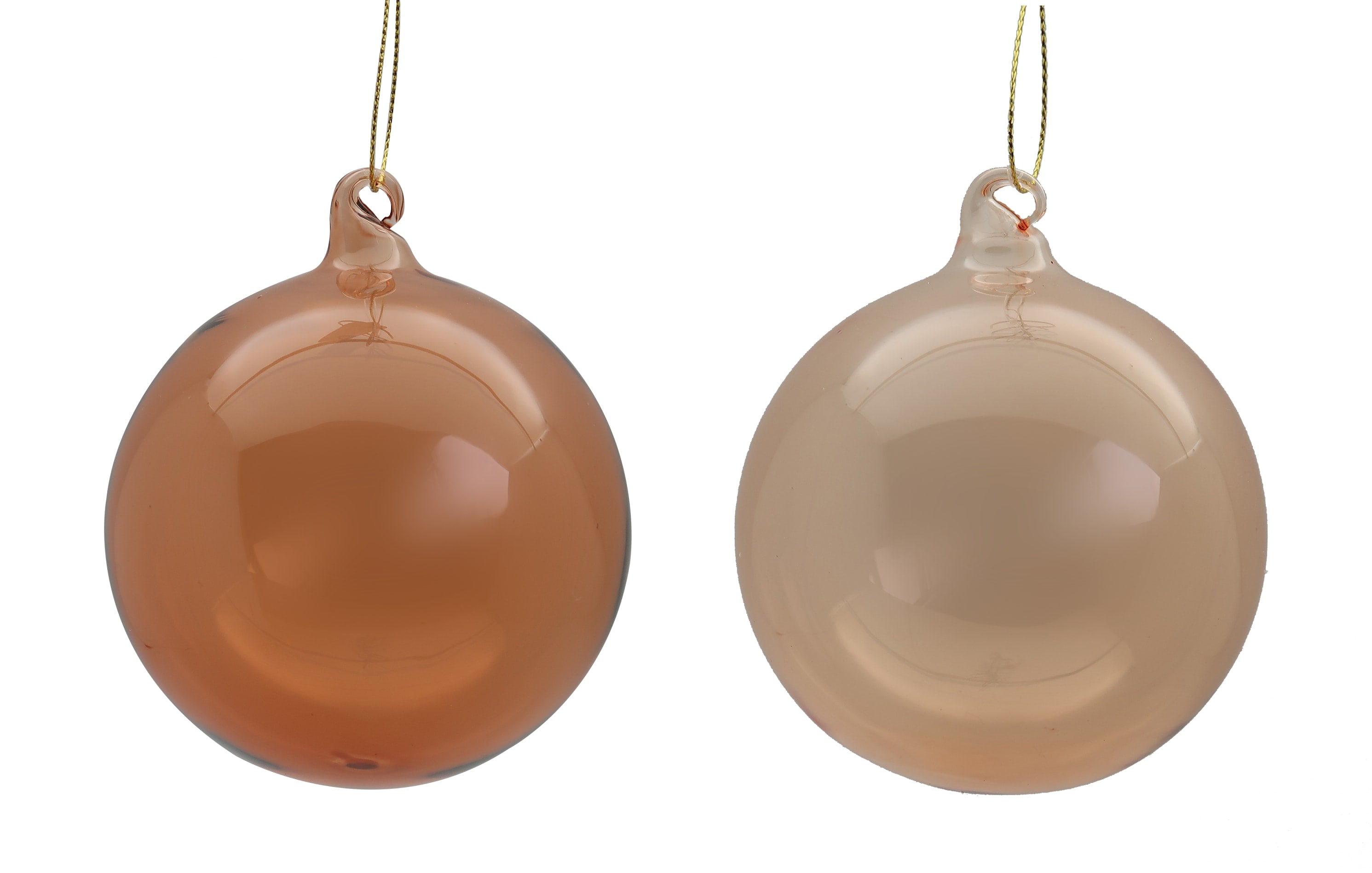 GIOCOPLAST NATALE SP - GCP48121189 SFERA VETRO ROYAL CLEAR 80MM WHISKY