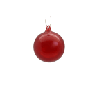 GIOCOPLAST NATALE SP - GCP48121191 SFERA VETRO ROYAL CLEAR 100MM RED