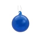 GIOCOPLAST NATALE SP - GCP48121195 SFERA VETRO ROYAL CLEAR 100MM DEEP BLUE