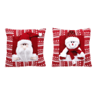 GIOCOPLAST NATALE SP - GCP52023460 CUSCINO PREMIUM ROSSO CM.33 IN STOFFA CO