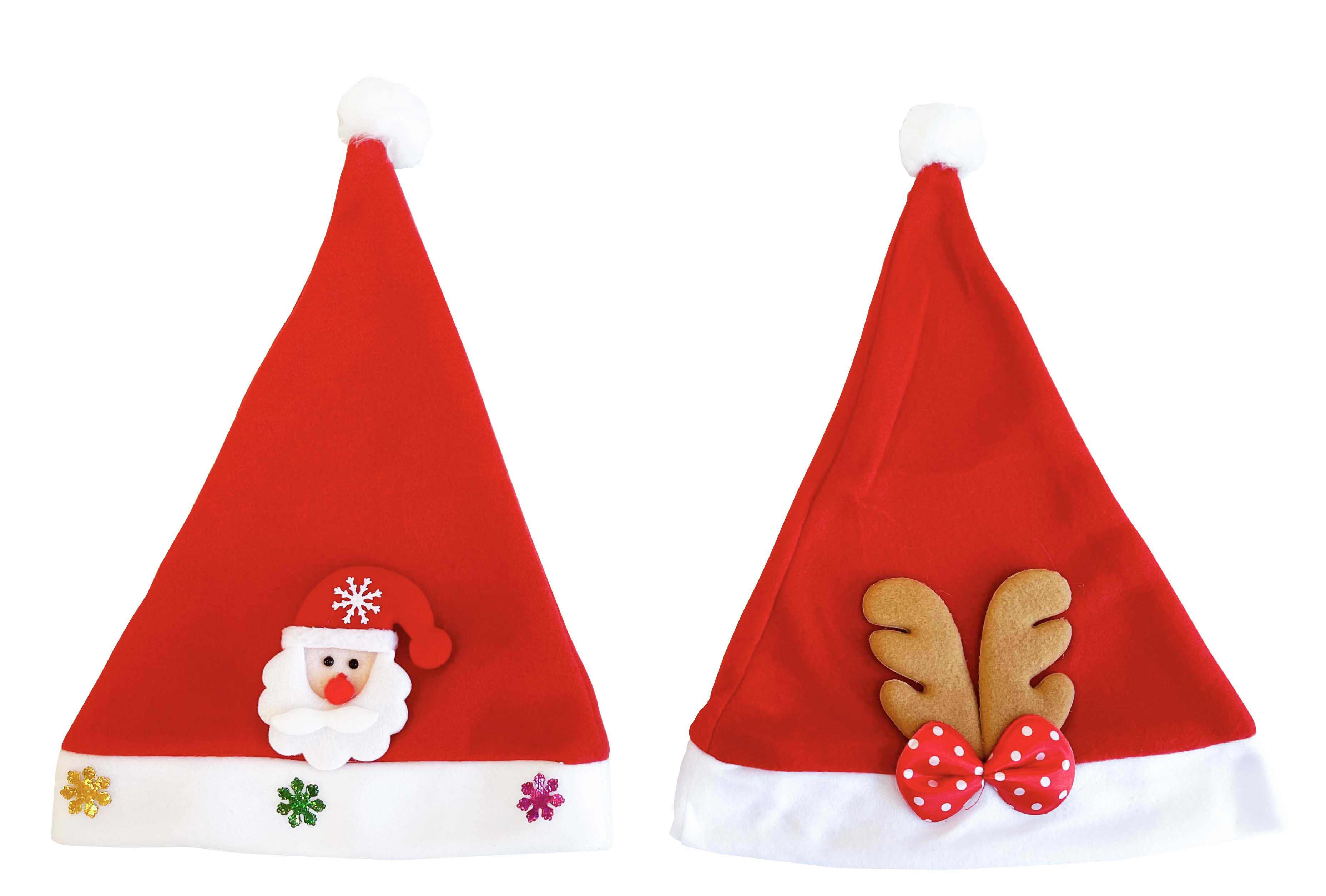 GIOCOPLAST NATALE SP - GCP52023507 CAPPELLO BABBO CON DECORO RILIEVO, MOD.
