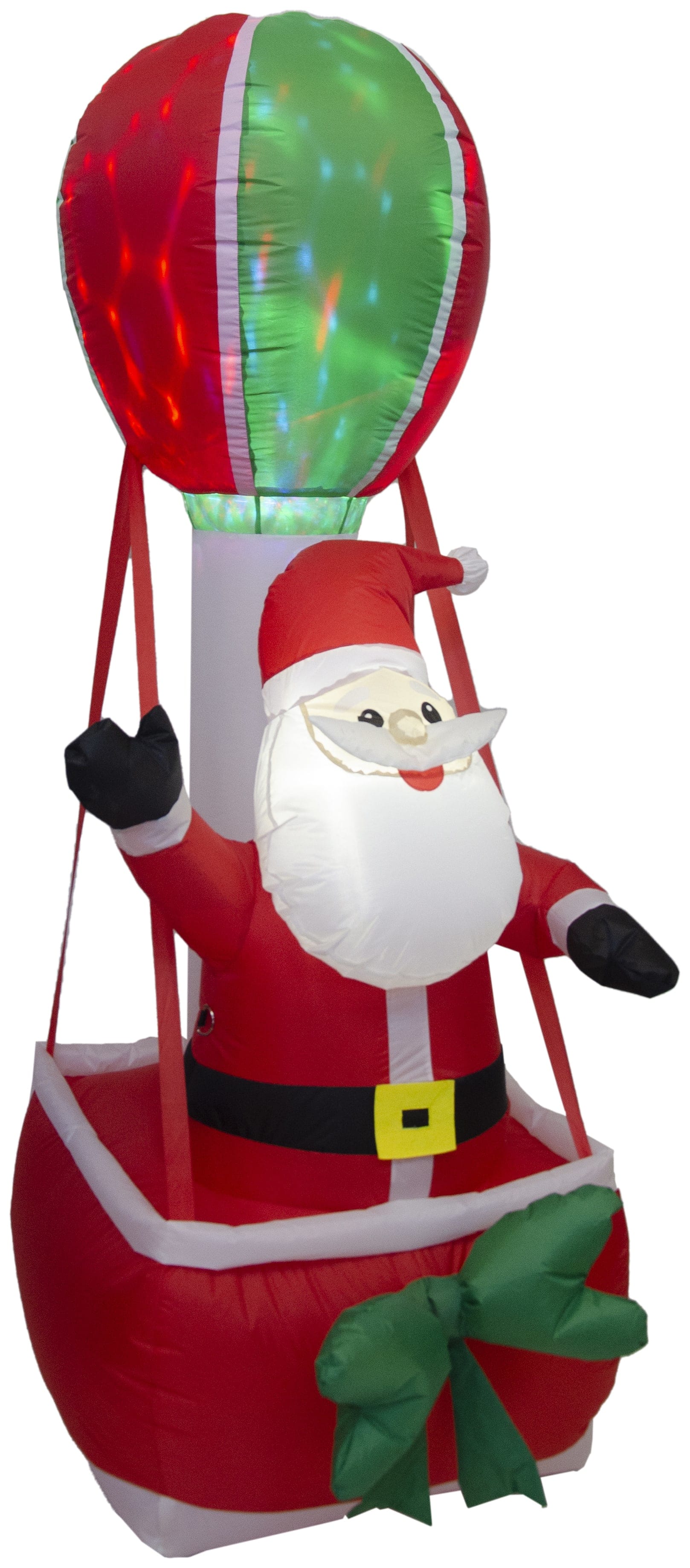 GIOCOPLAST NATALE SP - GCP60122475 BABBO CON MONGOLFIERA GONFIABILE 180CM,