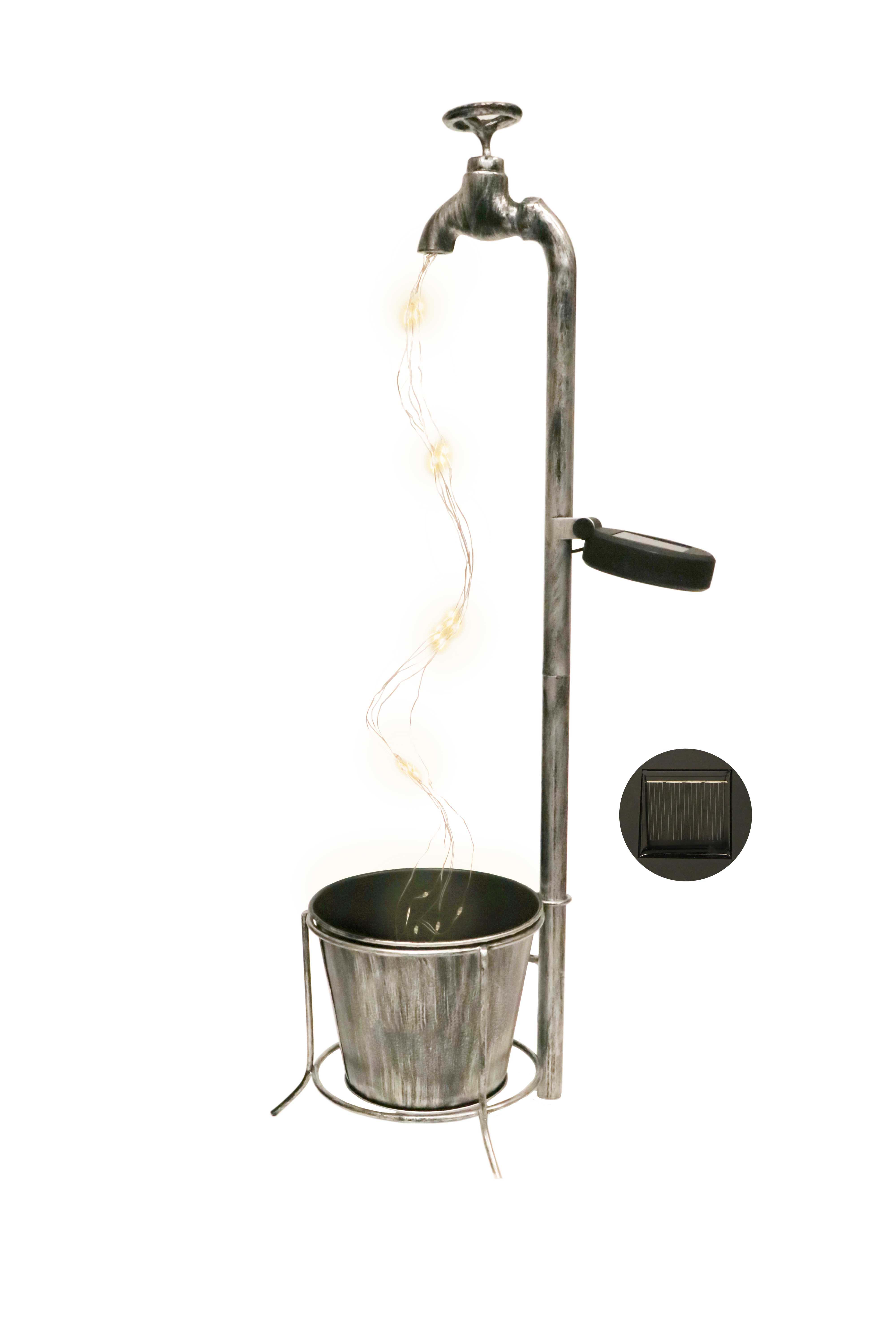GIOCOPLAST NATALE SP - GCP62623286 FONTANELLA 50 CM CON GOCCE DI LED BIANCO
