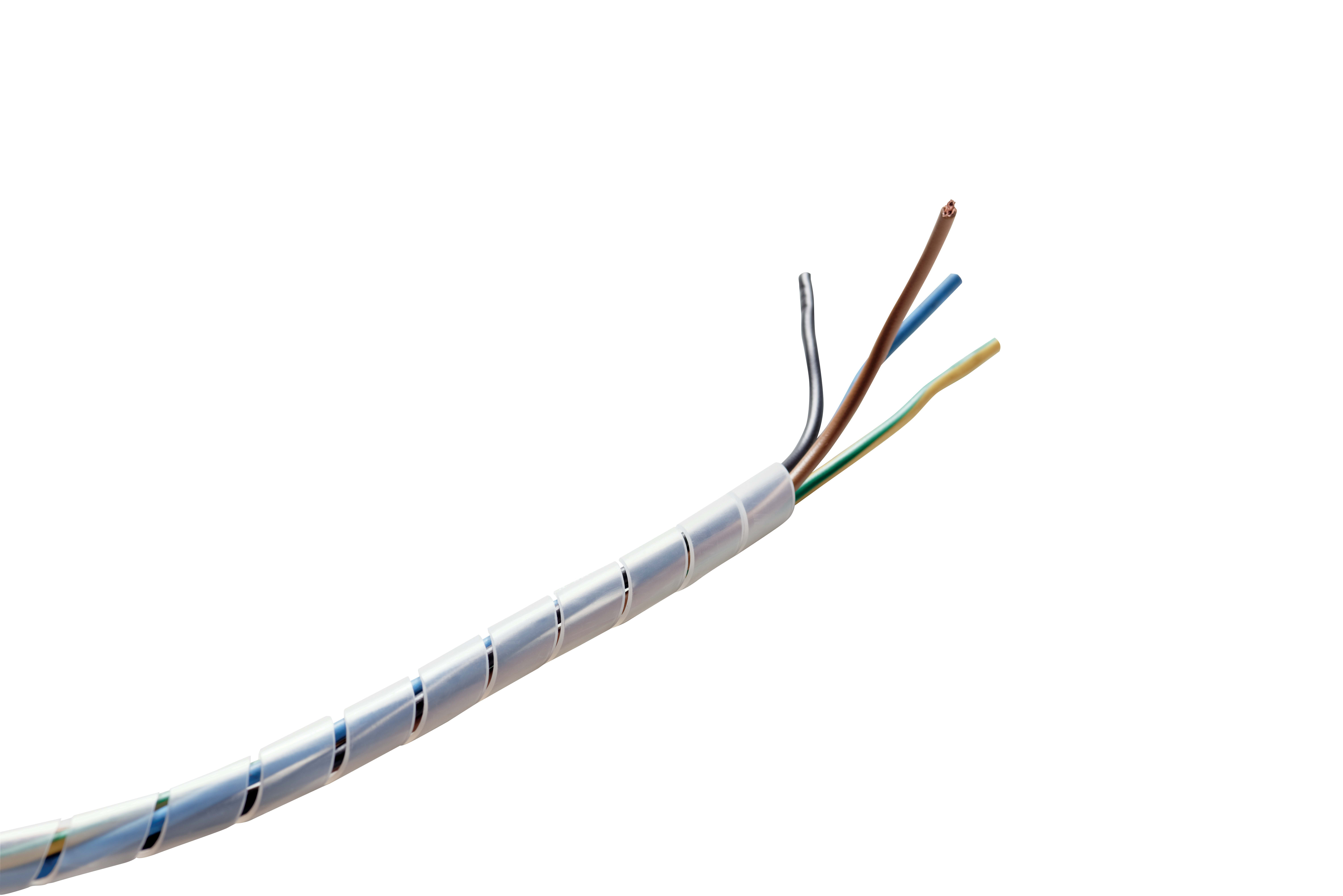 TEKNOMEGA SRL - TKGGSP1005 Guaina spiralina trasparente Ø 12 mm.