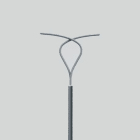 IGUZZINI ILLUMINAZI - IGZ3.1909.074.0 PALO C/PIAS.FE.D159 H=6843 C/BRAC.CURV.D