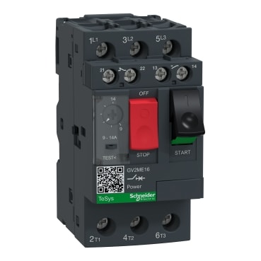 SCHNEIDER ELECTRIC - SNRGV2ME16AE11TQ INTMAGTERGV2 PULS 9-14A VITE 1NO1NC
