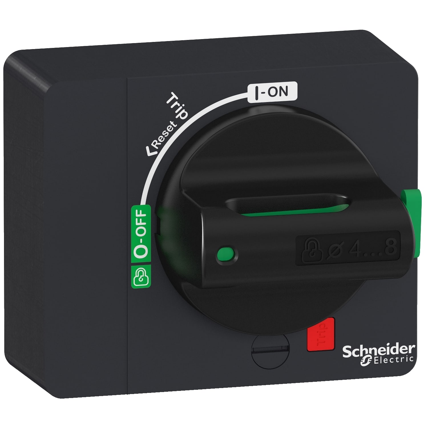 SCHNEIDER ELECTRIC - SNRGV4ADN01 MANOVRA ROTATIVA DIRETTA NERA IP40 GV4