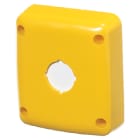 GEWISS - GEWGW66745 CALOTTA STAGNA PER QUADRETTO COMBINATO - 85X75 MM - PREDISPOSTA PER PULSANTE - GIALLA