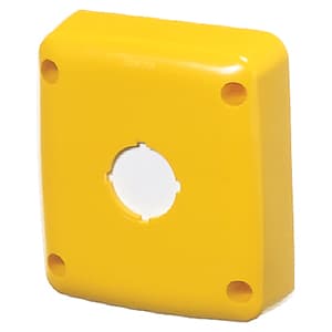 GEWISS - GEWGW66745 CALOTTA 75X85MM PRED.PULS.D.22 GIALLA