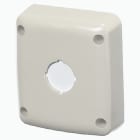 GEWISS - GEWGW66708 CALOTTA STAGNA PER QUADRETTO COMBINATO - 85X75 MM - PREDISPOSTA PER PULSANTE - GRIGIA
