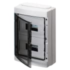 GEWISS - GEWGW40114 CENTRALINO PREDISPOSTO PER ALLOGGIAMENTO MORSETTIERE - STANDARD TEDESCO - (12X2) 24MODULI -IP65- EQUIPAGGIATO CON MORSETTIERA - PORTA TRASPARENTE FUMÉ