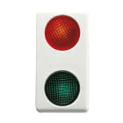 GEWISS - GEWGW20608 SPIA SEGN.DOPPIA ROSSO/VER.12/24V SY/WT