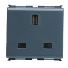 GEWISS - GEWGW30219 PRESA 2P+T 13A BRITISH STD CON SCHERMI