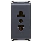 GEWISS - GEWGW30227 PRESA 2P+T 10/15A ST.EUROAMERICANO