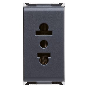 GEWISS - GEWGW30227 PRESA 2P+T 10/15A ST.EUROAMERICANO