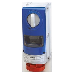 GEWISS - GEWGW66853 PRESA BL.IP66 C.F.2P+T 63A 400V 9H CBF