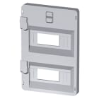 GEWISS - GEWGW44854 PANNELLO FRONTALE FINESTRATO 24 MODULI QUADRI 316X396 - GRIGIO RAL 7035