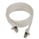 GEWISS - GEWGW38121 CORDONE DI PERMUTAZIONE RJ45-RJ45 - SCHERMATO - CATEGORIA 5e - FTP 24 AWG - 0,5m - GRIGIO - 38 LAN