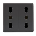 GEWISS - GEWGW21291 PRESA MULTIPLA 2P+T 16A BIV.ST.ITA.SY/BK