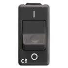 GEWISS - GEWGW21434 INTERRUT.AUT.MAGN.1P+N C6 3KA 230V SY/BK