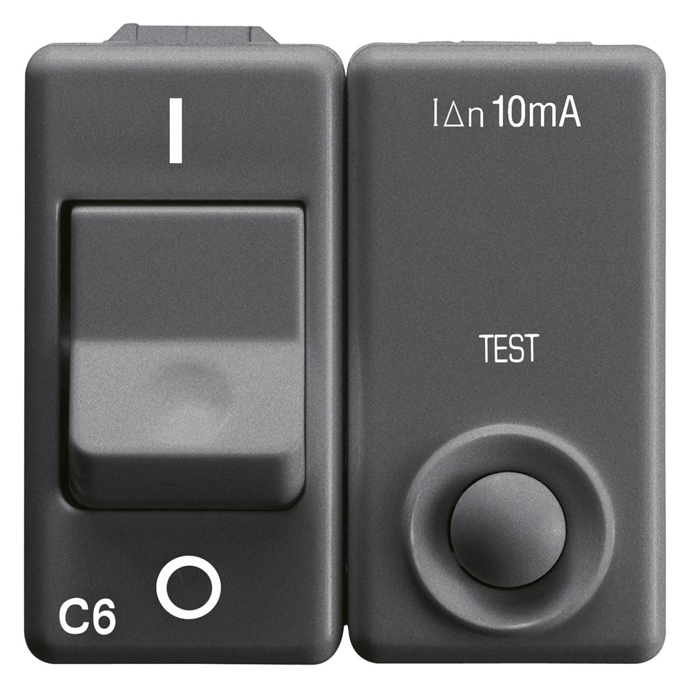 GEWISS - GEWGW21448 I.D.MAG.1P+N C6 IDN 30MA 230V 3KA SY/BK