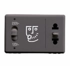 GEWISS - GEWGW21841 PRESA PER RASOIO ST.EUR./AMERICANO SY/BK