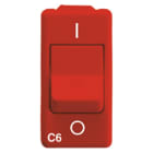 GEWISS - GEWGW20455 INTERR.AUT.MAGN.1P+N C10 3KA 230V ROSSO