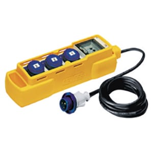 GEWISS - GEWGW68223N Q-DIN 5 ASC - MOBILE E PORTATILE CON GUSCIO - 3 2P+T 16A IEC 309 - IP44