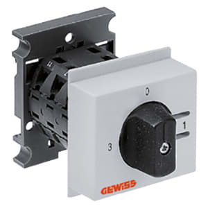 GEWISS - GEWGW96952 COMMUTATORE DI LINEA 3 POSIZ. 0 CENTRALE