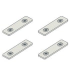 GEWISS - GEWGW47197 SET 4 STAFFE IN METALLO - CVX 160I - PER FISSAGGIO SU CARTONGESSO