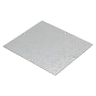 GEWISS - GEWGW76272 PIASTRA DI FONDO ACCIAIO ZINCATO 128X103