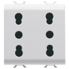 GEWISS - GEWGW10208 PR.DOPPIA 2P+T 16A P17-11 BIV.ST.ITA.B.