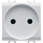 GEWISS - GEWGW10246 PRESA STANDARD FRANCESE 250V ac - 2P 16A - 2 MODULI - BIANCO LUCIDO - CHORUSMART