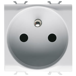 GEWISS - GEWGW10247 PRESA 2M 2P+T 16A ST.FRA.BIANCO