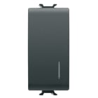 GEWISS - GEWGW12913 PULSANTE ELETTR.BUS/230V BILED 1M CH/BK