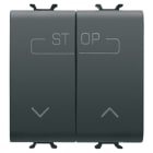 GEWISS - GEWGW12160F DOPPIO PULSANTE 2M 1P NA 16A NERO