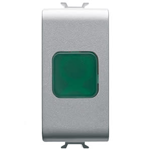 GEWISS - GEWGW14622 SPIA DI SEGNALAZIONE VERDE 1M TITANIO