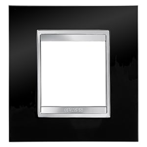 GEWISS - GEWGW16222TN PLACCA LUX INT.2M NERO TONER