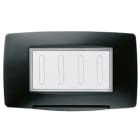 GEWISS - GEWGW16704TN PLACCA STAGNA 4M IP55 NERO