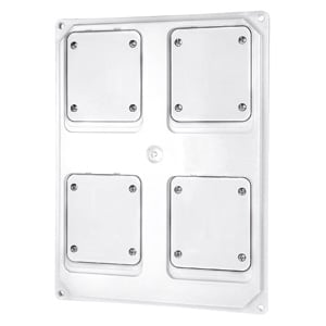 GEWISS - GEWGW68748W PANNELLO 4 FLANGE 85X75 BIAN