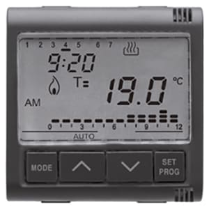 GEWISS - GEWGW21827 CRONOTERMOSTATO SYSTEM BLACK