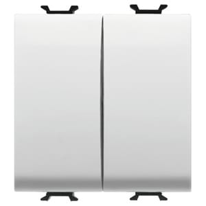 GEWISS - GEWGW10159F PULSANTE+DEVIATORE 2M 1P NA 16AX BIANCO